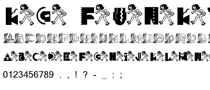 KG FUNKYGIRL font