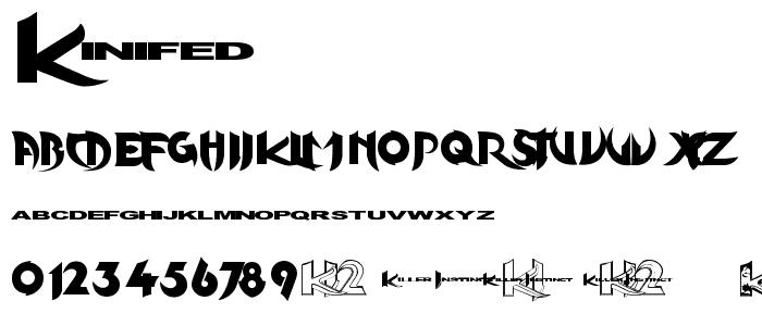 KInifed font