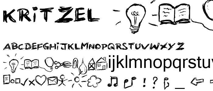 KRITZEL font