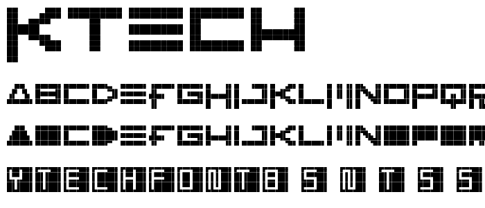 KTech font