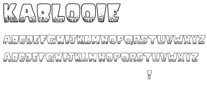 KaBlooie_ font