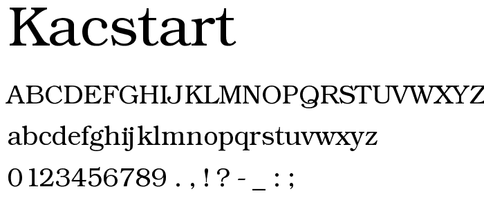 KacstArt font
