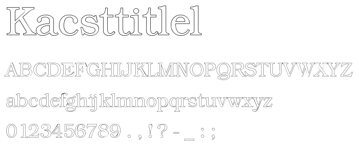 KacstTitleL font