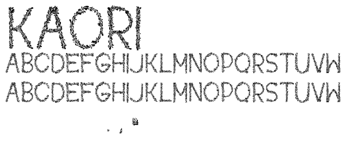 Kaori font