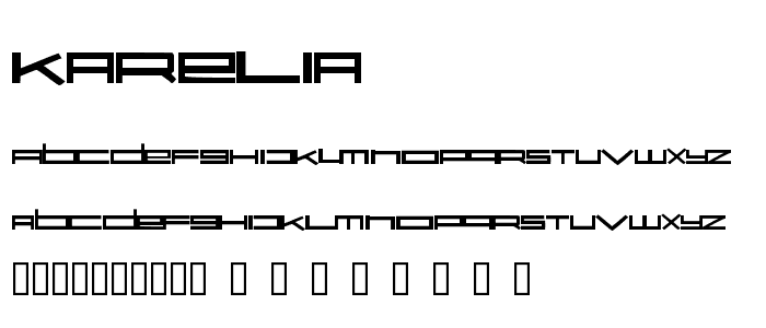 Karelia font