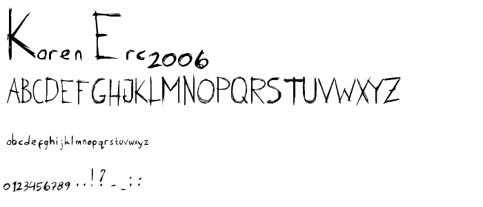 Karen_erc_2006 font