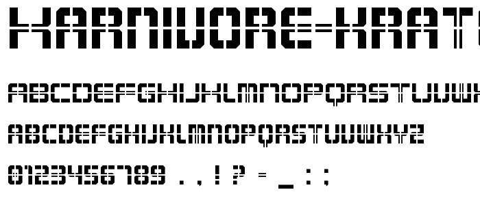 Karnivore Krate font