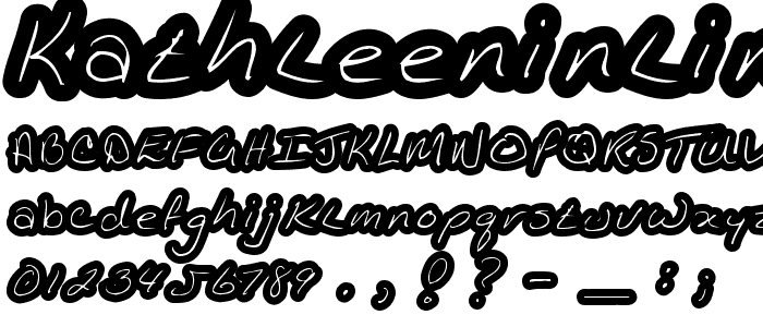 KathleenInline font