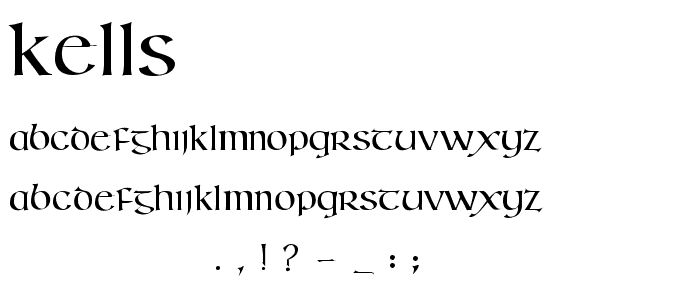 Kells font
