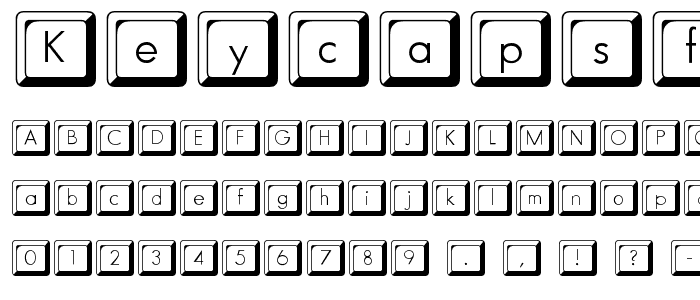 KeyCapsFLF font