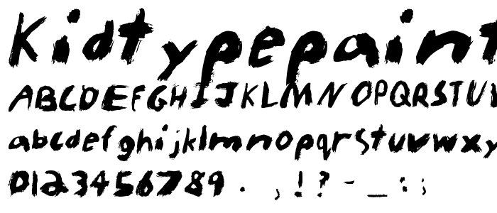 KidTYPEPaint font