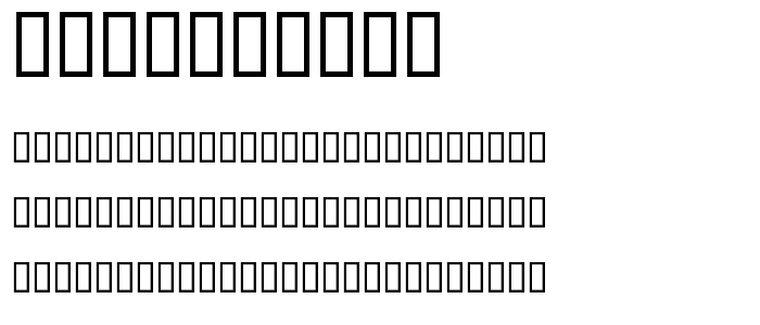 A preview of the Kiddy Font font, showing uppercase, lowercase, and numeric characters