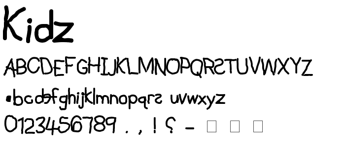 Kidz font