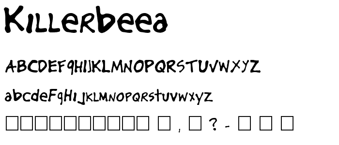 KillerbeeA font