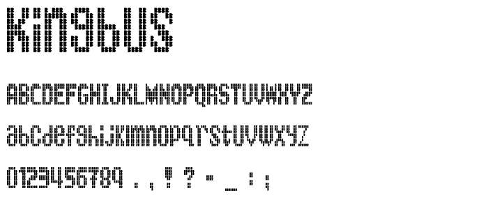 KingBus font