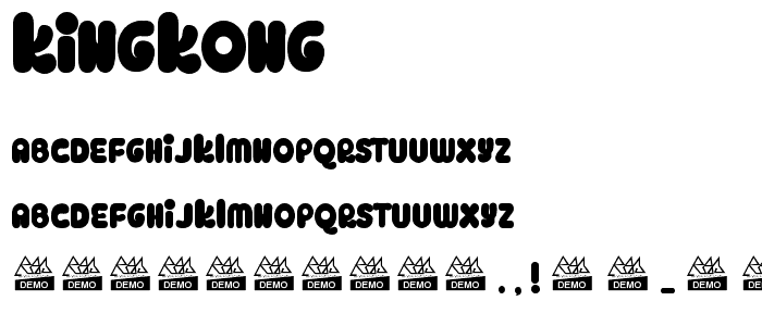 Kingkong font