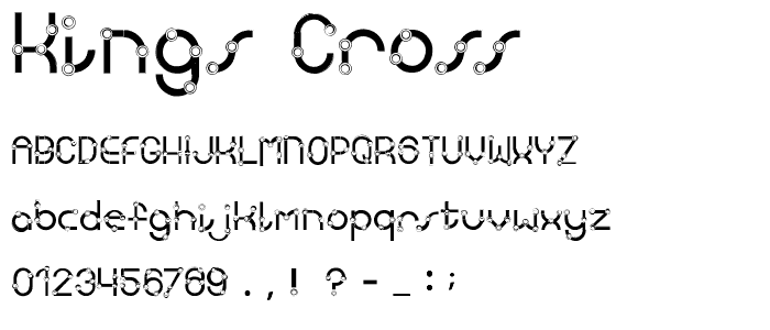 Kings Cross font