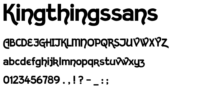 KingthingsSans font