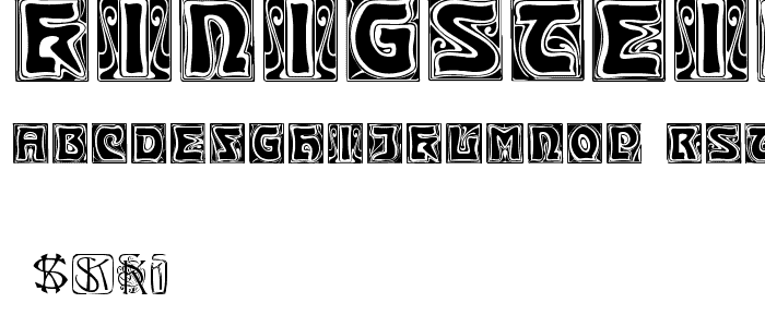 KinigsteinKaps font