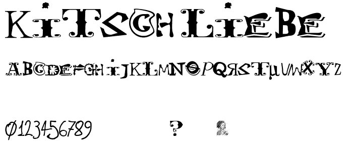 KitschLiebe font