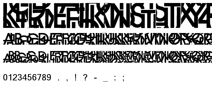KleinsTypesoup font