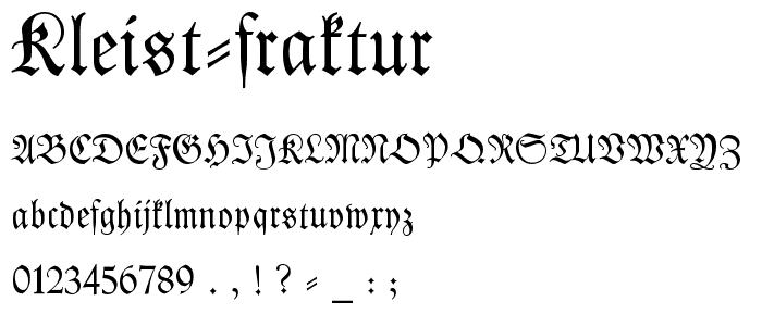 Kleist-Fraktur police