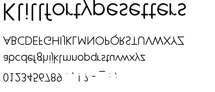 KlillForTypesetters font