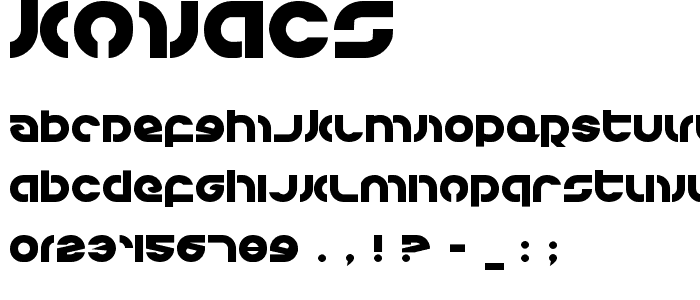 Kovacs font