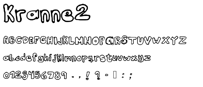 Kranne2 font