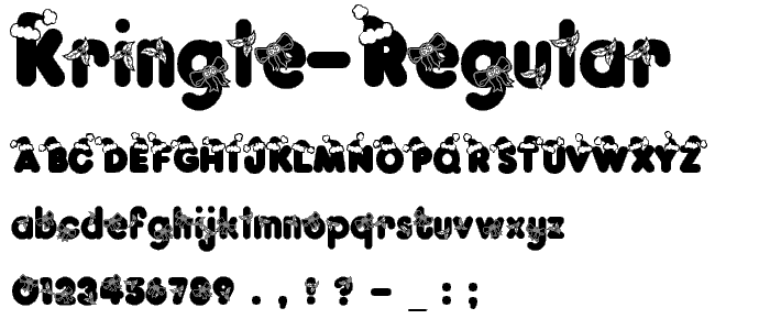 Kringle Regular font