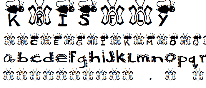 Krisfly font