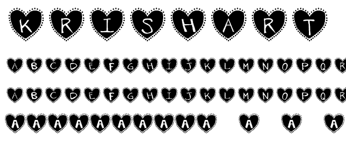 Krishart font