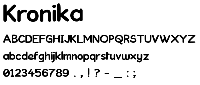 Kronika font