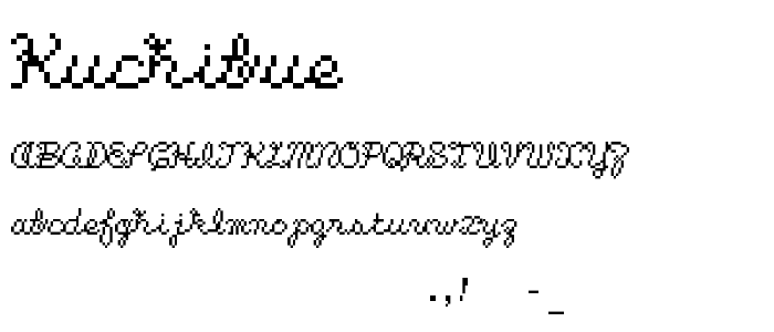 Kuchibue font