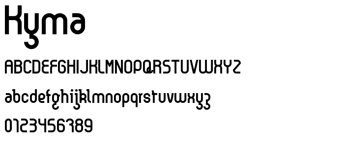 Kyma font