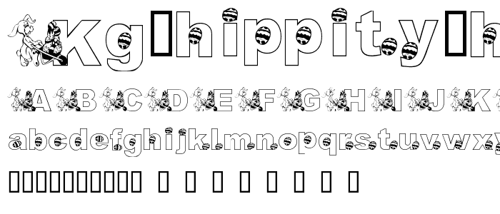 kg hippity hop font