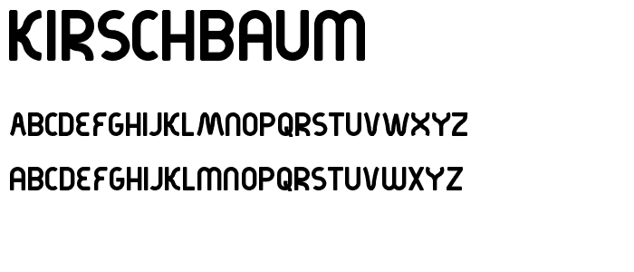 kirschbaum font