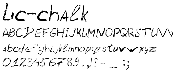 LC Chalk font