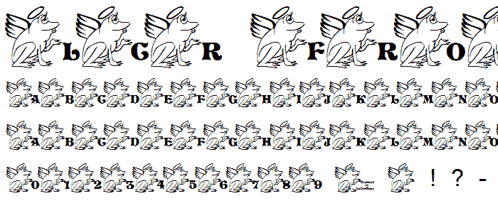 LCR Frogii s Angel font