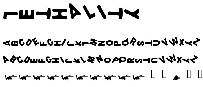 LETHALITY font