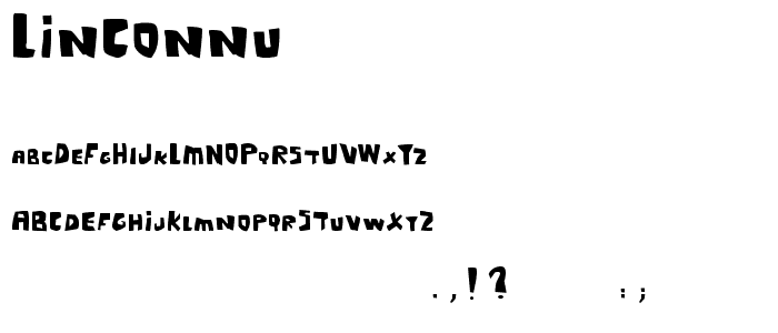 LInconnu font