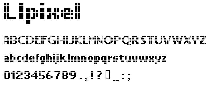 LLPixel font