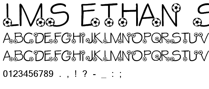 LMS Ethan s Game font