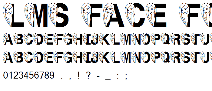 LMS Face Forward font
