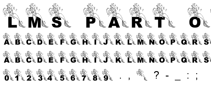 LMS Part Of The Font World font