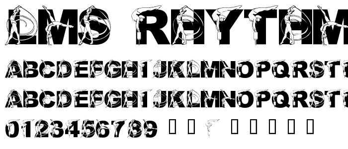 LMS Rhythmic Writing font