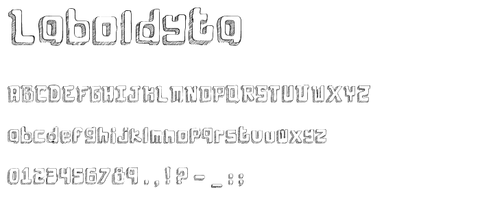 LaBoldyta font