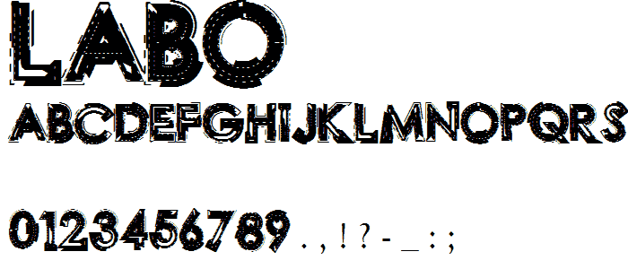 Labo font