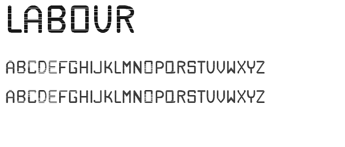 Labour font