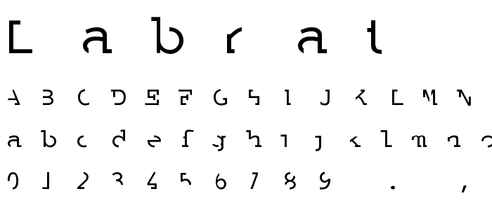 Labrat font